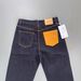 Vintage Straight-Leg Raw Denim Jeans – Washed Cotton Baggy Trousers For Retro Streetwear & Workwear Styling (S-XXL, Classic Black, Non-Stretch)_voghion.com