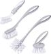 Spülbürste mit Griff, Küchen-Geschirrbürsten-Set, 4-teiliges Küchenreinigungsbürsten-Set für Töpfe und Flaschen, Nordic Green_voghion.com