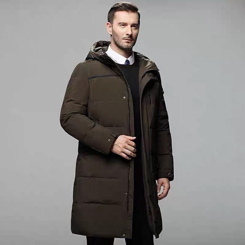 Herrenbekleidung Neue Baumwolljacke für Herren Mittellange Herren Winter Verdickte Jacke für Herren Mittleres Alter Und Ältere Freizeitjacke für Herren 866_voghion.com