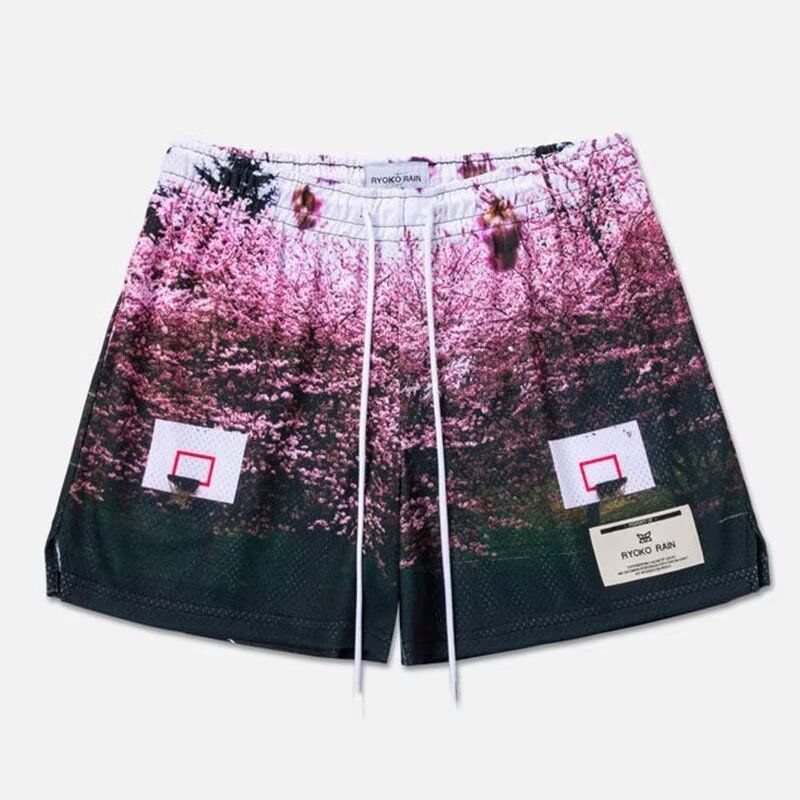 Unbeatable Quality Unbeatable Quality Men's Beach Pants With Printed Large Loose Sports And Casual Five Quarter Shorts, Quick Drying Shorts_voghion.com