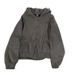 New Cleanfit Deconstruction Gray Heavyweight Cardigan Sweatshirt Men's Niche Design Hooded Jacket_voghion.com