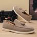 2025 New Casual Loafers For Men British Style Slip-On Moccasins Breathable Comfortable Versatile Soft Sole_voghion.com