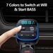 Wireless BT Adapter: 7 Color Backlit, 2 LED Display, QC3.0 Type-C USB Car Charger, FM Transmitter & AUX Radio Receiver,_voghion.com
