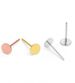 S925 Sterling Silver Earrings Posts Ear Stud Flat Pin With Backs DIY Findings_voghion.com