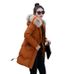 Abbigliamento donna Inverno nuova moda media lunghezza slim caldo giacche imbottite in cotone, giacche imbottite in cotone con ampio collo in pelliccia all'ingrosso_voghion.com