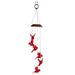 Solar LED Color-Changing Wind Chime Light – Rotating Owl & Angel Shape Garden Decor With 7 Colors, Waterproof Outdoor Hanging Lantern For Patio, Yard_voghion.com