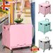 45L Foldable Shopping Trolley Storage Cart Crate Box W/ Wheel Boot Cart Portable_voghion.com