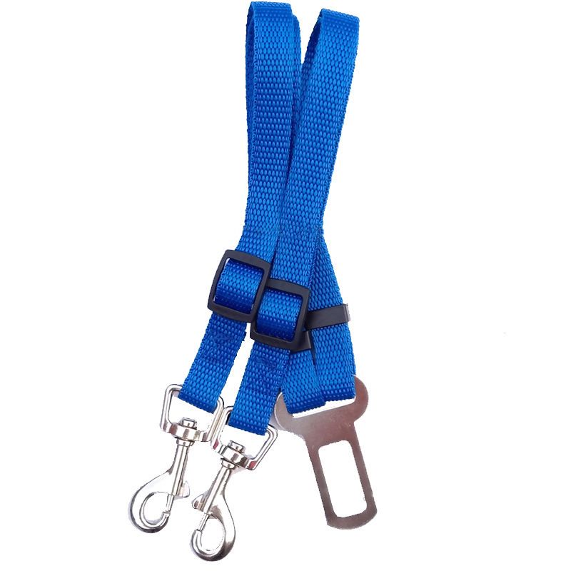 Dual Lead For Two Dogs Adjustable Dog Leash Car Safety Belt_voghion.com