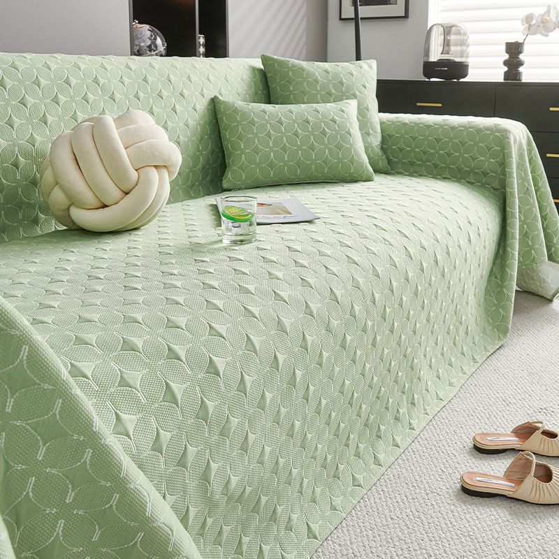 Modern Minimalist Sofa Cover - Cooling Beaded Summer Slipcover (Full Coverage Luxury Texture Breathable Fabric Non-Slip Design Universal Fit)​_voghion.com