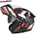 KQ-Power Dual Visor Modular Motorcycle Helmet With Built-in K20 Bluetooth, Long Battery Life, 3C Certified Full Face Helmet_voghion.com