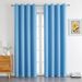 Solid Color Blackout Curtains - 100% Light Blocking & Thermal Insulated (Premium Dense Fabric, Ready-to-Hang Window Drapes For Home & Office)_voghion.com