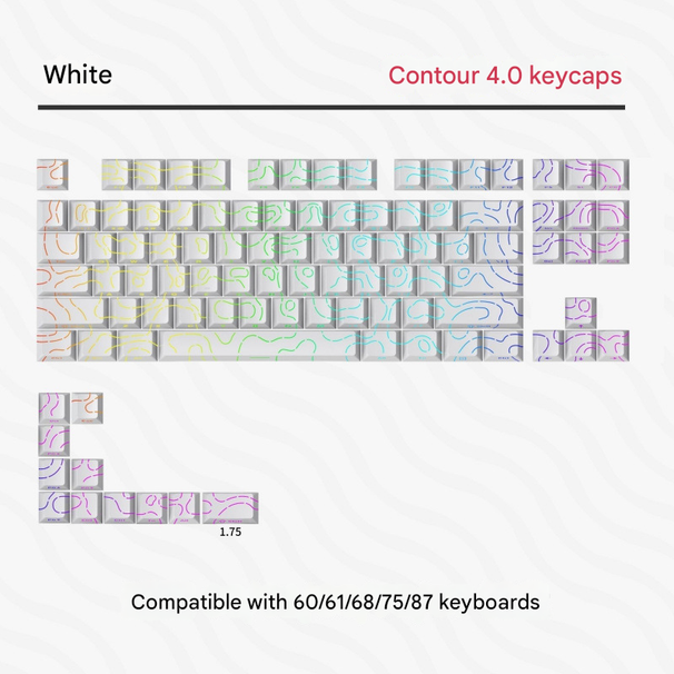syct Contour 4.0 Side-Printed Gradient Keycaps PBT Material Original Factory Compatible Magnetic Switch Keyboard_voghion.com