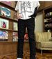 Spring American Street Trendy Brand Versatile Slim-fitting Straight-leg Pants With Adjustable Split-ended Zipper Jeans For Men_voghion.com