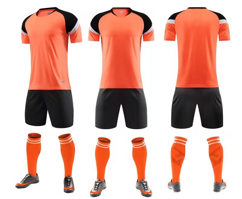 Men's Clothing Fast wholesale cross-border competition training team suits, printed numbers, DIY short-sleeved custom football suits for men_voghion.com