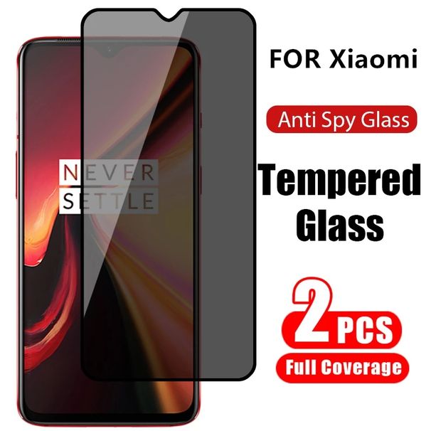 1-2PC Anti-Spy-Bildschirmschoner für Xiaomi Hongmi Note 10 9 8 Pro 9s 9t 8T 8 7 10s 9A 9 9C Poco X3 Pro M3 F3 F2_voghion.com
