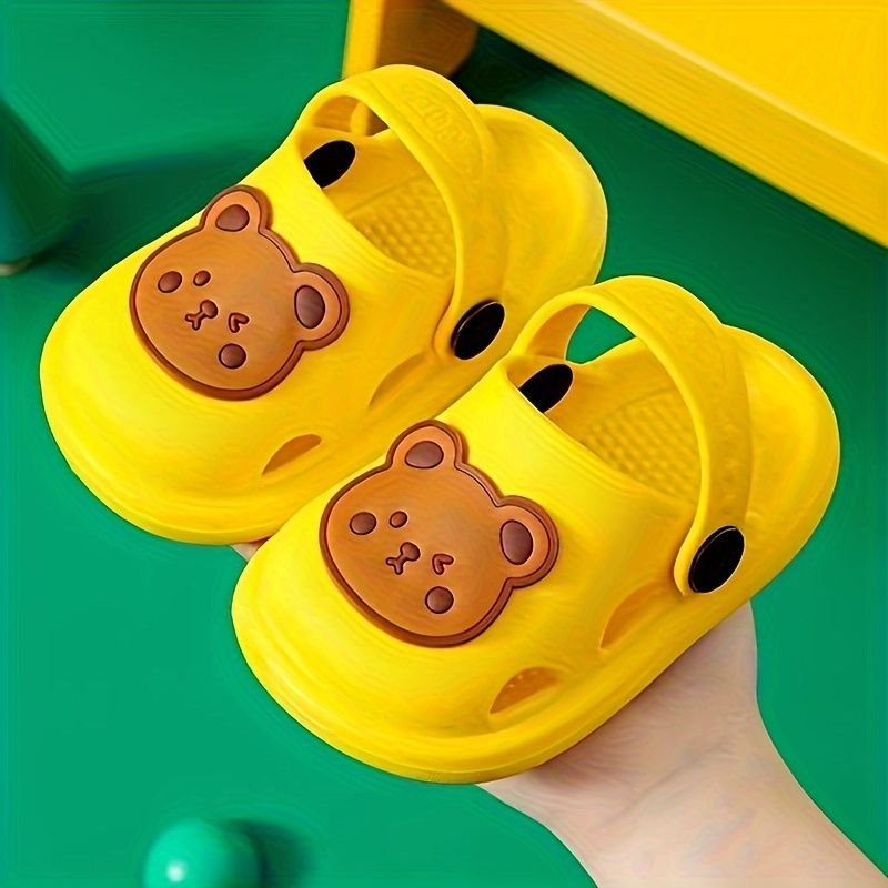 JIAGEYA Lässig, atmungsaktiv, mit niedlichen Cartoon-Charms für Jungen, schnelltrocknend, leicht, rutschfest, für drinnen und draußen_voghion.com