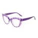 New Style Color Anti-Blue Light Cat Eye INS Fashion High-End Bare Face Glasses Frame BL908_voghion.com