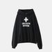Men's Clothing Korean Version Of The Cross Print Washed Old Casual Loose Hooded Pullover Sweater Men's Vibe Style_voghion.com