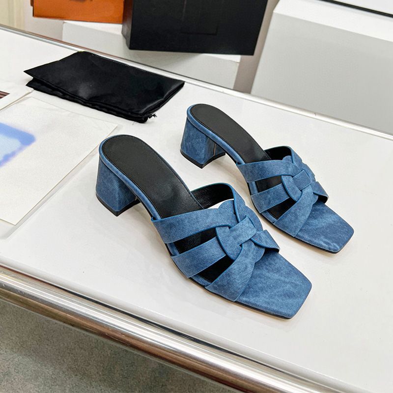 Slides Women's Slippers L Top Layer Cowhide Classic One-Word Sandals High Quality_voghion.com