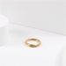 Damenschmuck, 18 Karat vergoldeter Twist-Knot-Ring, minimalistischer stapelbarer Ring für den täglichen Gebrauch, Größen 6–8_voghion.com
