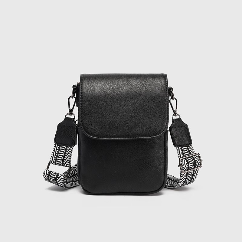 Women's Commuting PU Fashion Versatile Messenger Bag Large Capacity Multi-function Snap Button Shoulder Mobile Phone Bag Women_voghion.com