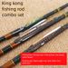Fiberglass Set For Beginners, Six-Pole Fishing Gear, Black Pit Stream Rod_voghion.com