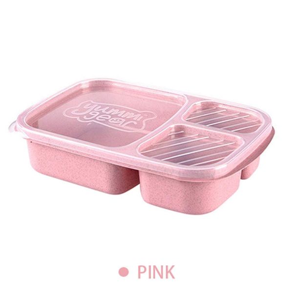 3Pcs Separate Lunch Box 3 Layers For Fruit Food Microwave Leakproof Food Container Kitchen_voghion.com
