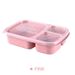 3Pcs Separate Lunch Box 3 Layers For Fruit Food Microwave Leakproof Food Container Kitchen_voghion.com