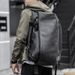 2025 Fall And Winter New Korean Version Of The PU Fashion Trend Simple Men's Backpack_voghion.com
