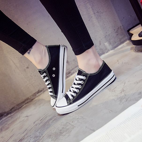 Kebu Herbst Neue 2025 Leinwand Frauen Weiß Tuch Weibliche Paar Schuhe A01_voghion.com