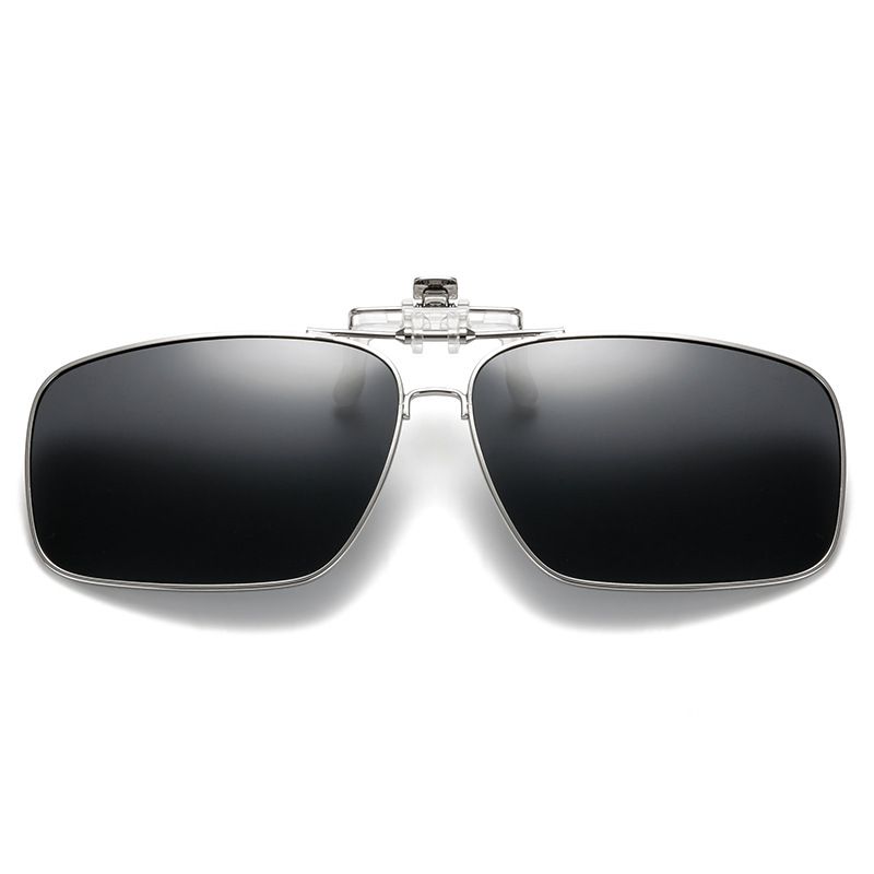 2019 New Men And Women Polarized Colorful With Frame Sunglasses Square Glasses Flip-up Clip-on_voghion.com
