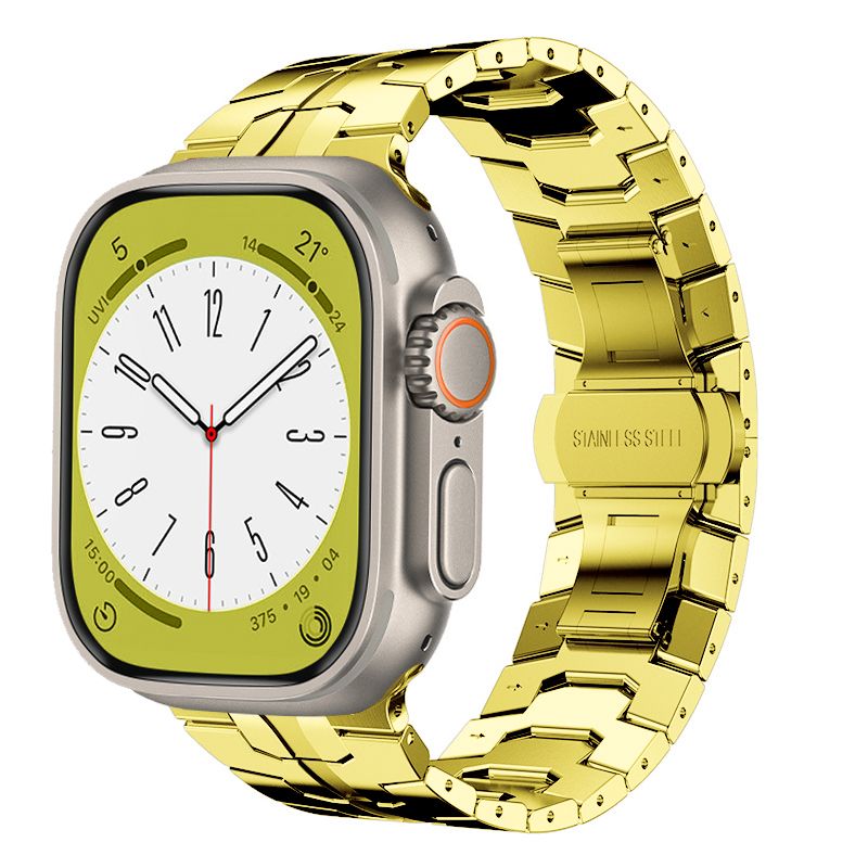 Apple óra szíjhoz 49mm 45mm 44mm 42mm 41mm 40mm luxus rozsdamentes acél szíj karkötő Iwatch Ultra Series 8 7 Se 3 4 5 6 Band_voghion.com