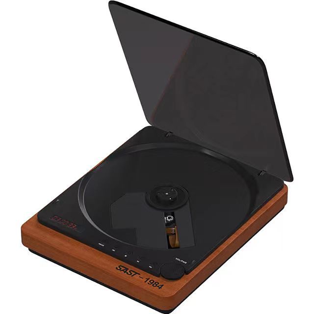 Tragbarer CD-Player mit Bluetooth-Walkman für zu Hause, professionelles HiFi-Gerät in Fieberqualität, Retro-Höralbum, verlustfreier CD-Player in Klangqualität_voghion.com
