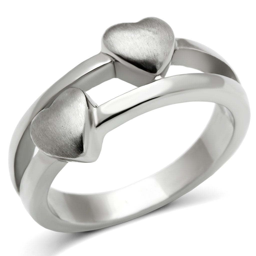 TK398 - High polished (no plating) Stainless Steel Ring with No Stone_voghion.com
