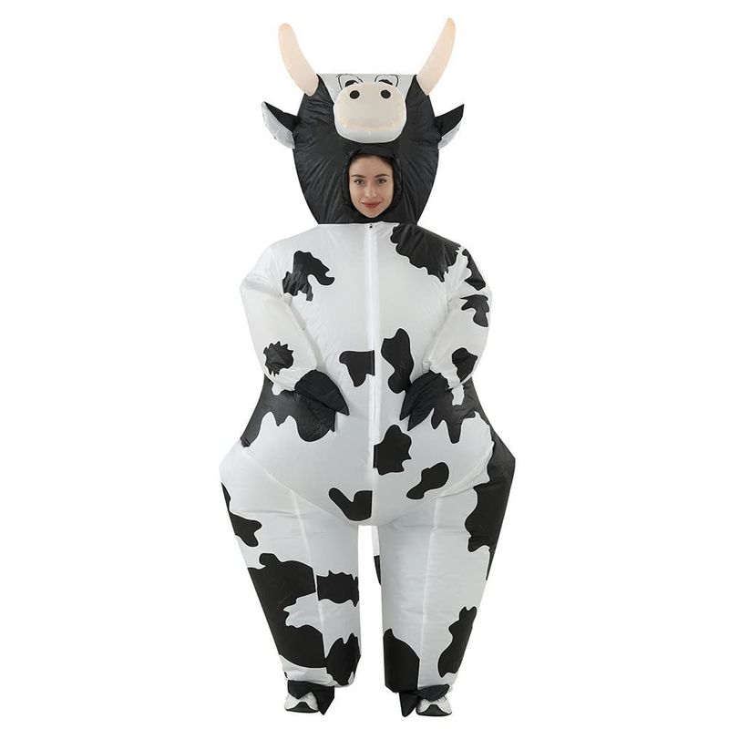 Cow Inflatable Costumes Halloween Men And Women Inflatable Costumes Animal Costumes Cosplay Show Costumes Holiday Party Costumes_voghion.com