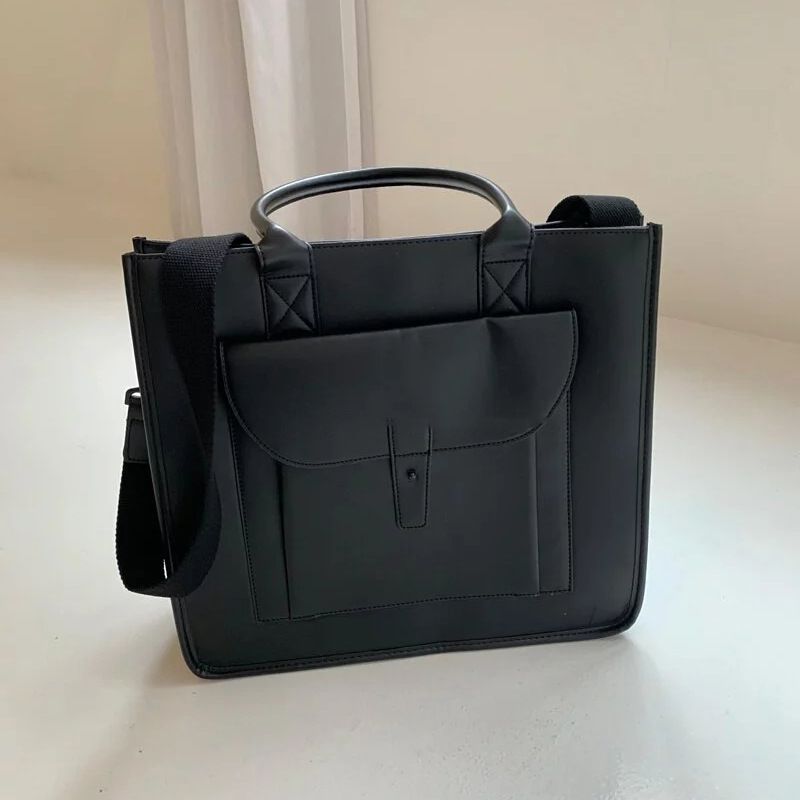 Nuova borsa da uomo in stile giapponese, grande capacità, per laptop, per lavoro e ufficio_voghion.com
