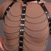 HOT UYEE Pu Leder Mode Kette Gürtel Brust Harness Korsett Bondage Punk Gothic Dessous Fetisch Frauen Kleidung_voghion.com