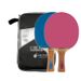 Nuovo set di racchetta da ping pong in legno massello a 7 strati, colore verde/rosa_voghion.com