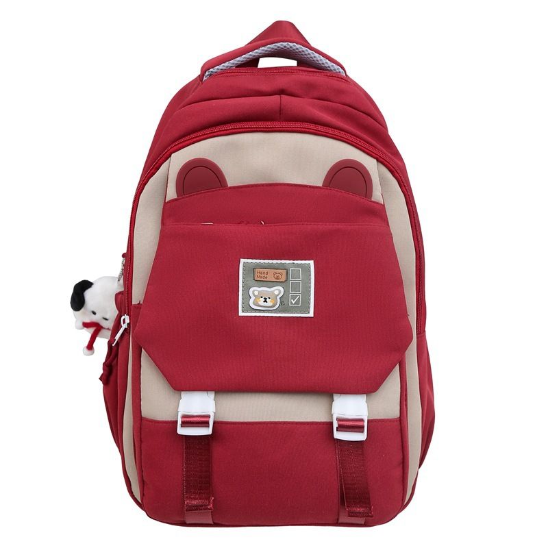 Damentaschen Neuer Rucksack im Campus-Stil, süßer Schüler-Schulranzen für die dritte bis fünfte Klasse, großes Fassungsvermögen, leichter Rucksack_voghion.com