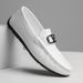 TerraStride Summer New Men's Casual Leather Fashion Versatile Business Loafers Slip-On Breathable Soft Sole Shoes_voghion.com