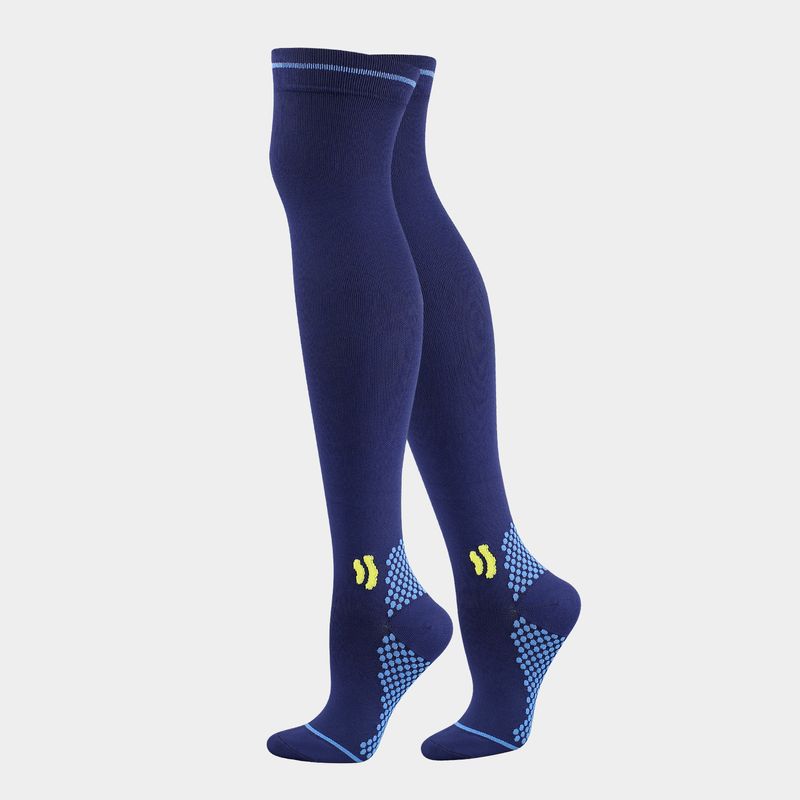 Calzini da ciclismo a pressione sopra il ginocchio calze da corsa all'aperto corda per saltare calzini per le gambe_voghion.com
