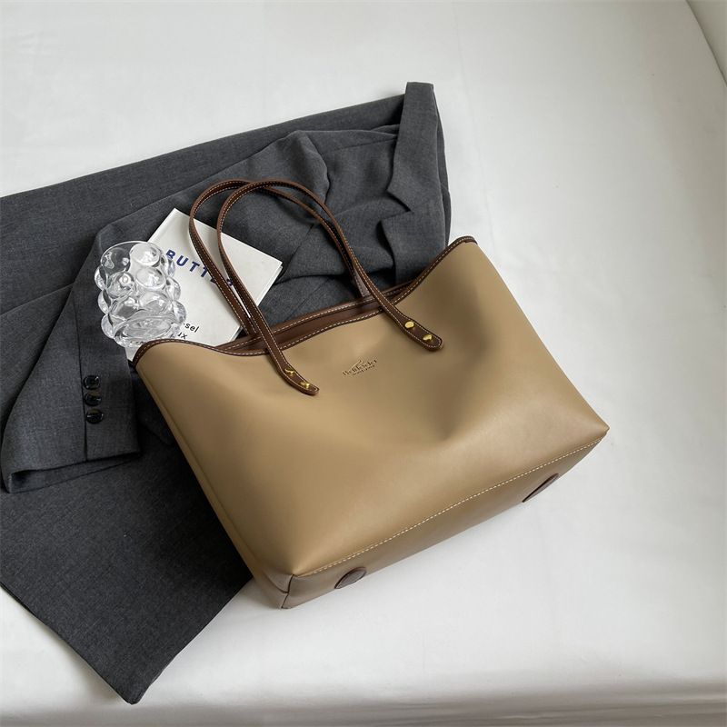 Borsa a tracolla da donna, borsa tote, borsa a tracolla da donna, borsa da pendolare morbida, portatile, alla moda, grande capacità, borsa a tracolla per studenti_voghion.com