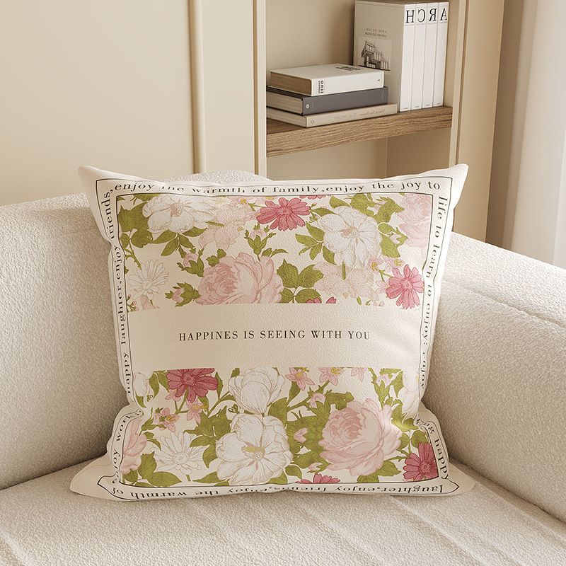 Fransız Tarzı Üst Sınıf Hafif Lüks Bel Desteği Kumaş Yatak Oturma Odası Kanepe Yastık Kılıfı Yastık Sırt Desteği İçlikli_voghion.com