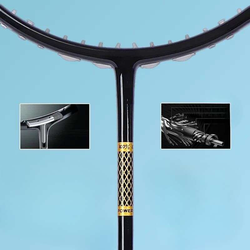 【 14.000 avaliações positivas 】 Alta elasticidade, alto valor estético, leve, toda em fibra de carbono, durável, dupla, badminton_voghion.com
