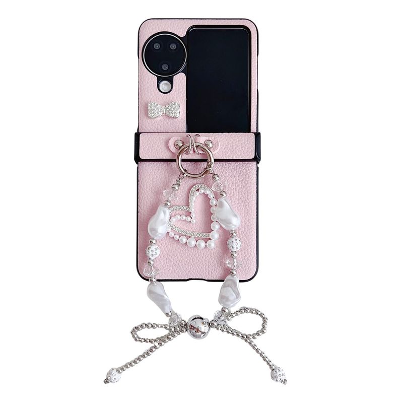 Three-dimensional bow for OPPO Find N2flip mobile phone case new N3flip protective case small fragrant style_voghion.com