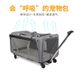 Cat Outing New Portable Trolley Box Removable Universal Wheel Breathable Foldable Large Capacity Pet Bag_voghion.com