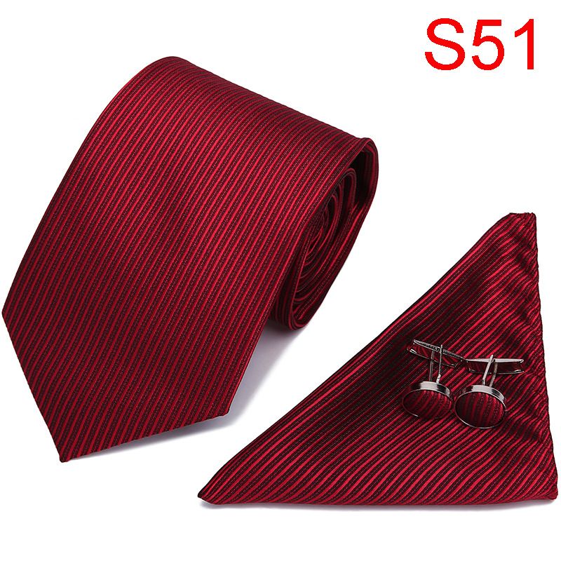 Men's Ties & Handkerchiefs Business Tie Men's Tie Set Wedding Polyester Tie Gift Box Manufacturer_voghion.com