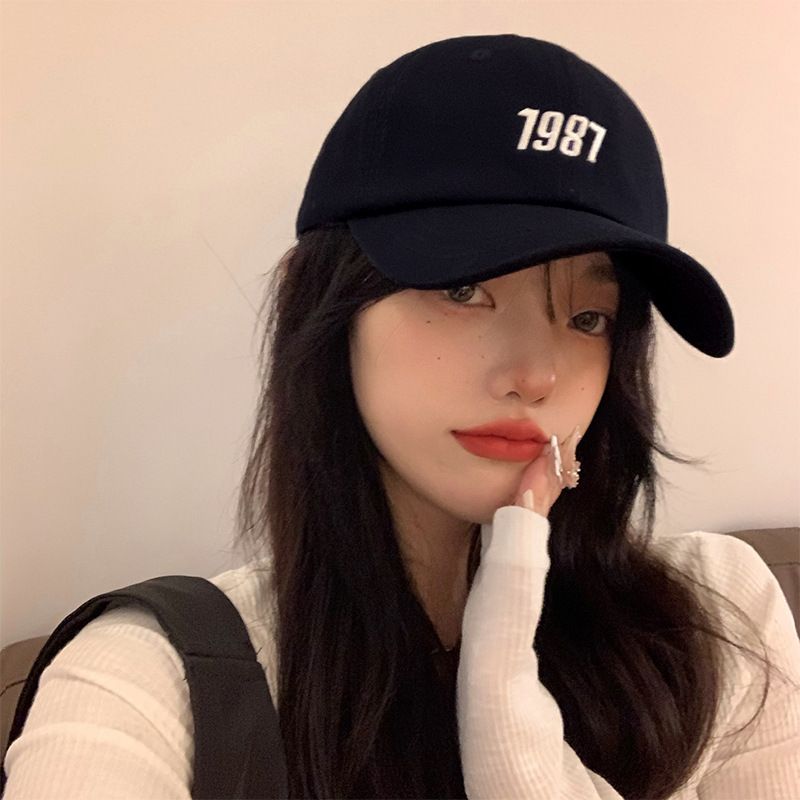 1987 Duck Tongue Children's Autumn and Winter Show Small Instagram Trendy Versatile Soft Top Baseball Hat Korean Edition_voghion.com