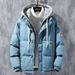 Men's Clothing Men's cotton coat winter new style trend handsome windproof warm cotton coat loose casual thick hooded cotton_voghion.com