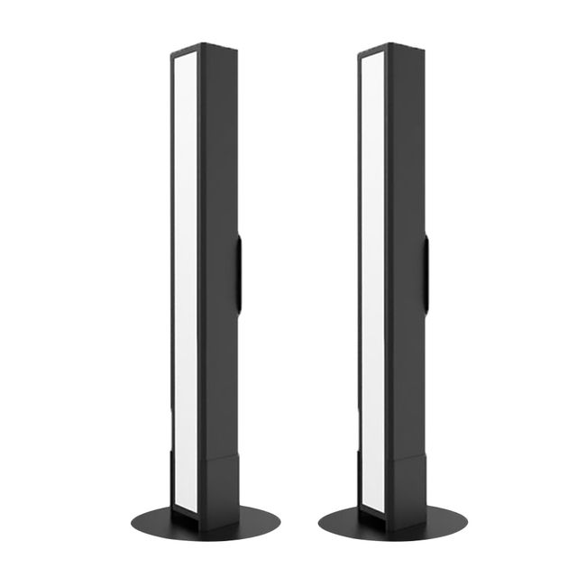 Paquete de 2 barras de luz nocturna inteligentes con aplicación de control de sonido Bluetooth compatibles con luz LED Bluetooth para juegos, lámpara de decoración de TV_voghion.com